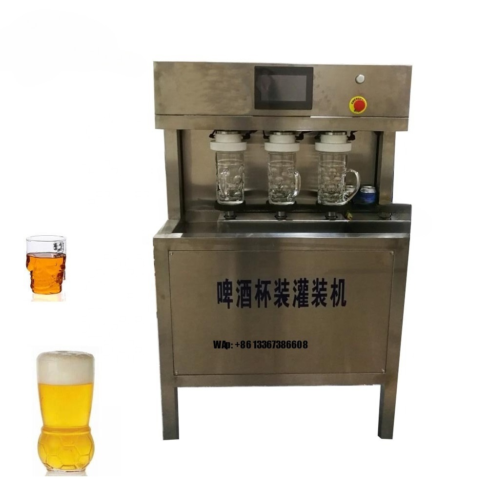 Wine To Beer Alcohol - Manual Beer Filling Machine for Cup