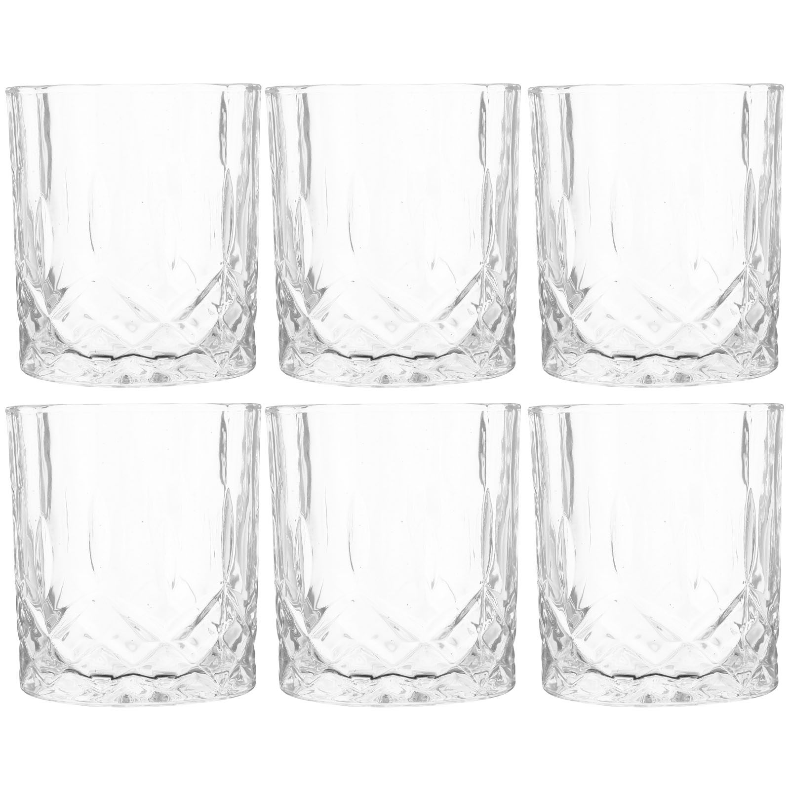 Wine Beer Cocktail - 6Pcs Whiskey Glass Set Unique Exquisite