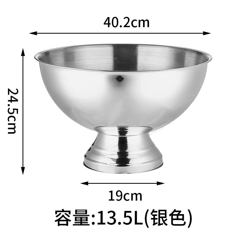 Large Stainless Steel Ice Buck - Wine Beer Cocktail ulasan dan harga