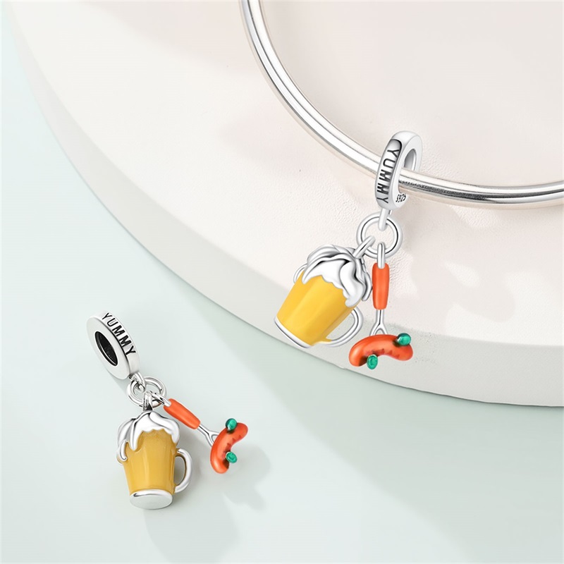 Hot Sales 925 Sterling Silver  - Wine Beer Cocktail ulasan dan harga