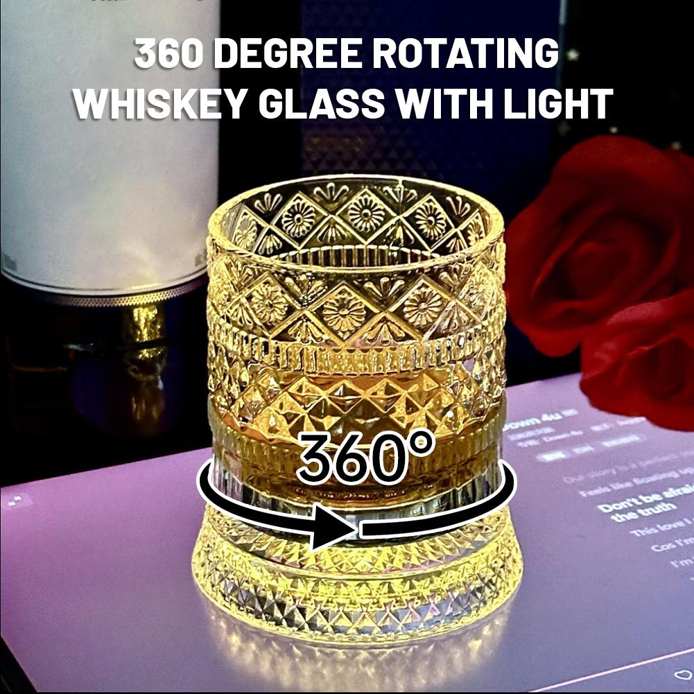 Rotating Whiskey Glass Creativ - Wine Beer Cocktail ulasan dan harga