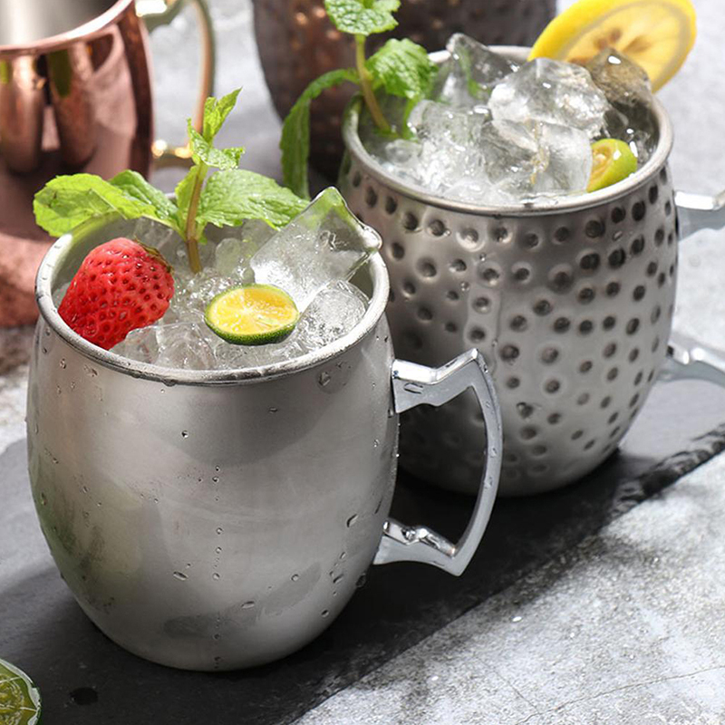 1Pcs 530ml Stainless Steel Mos - Wine Beer Cocktail ulasan dan harga