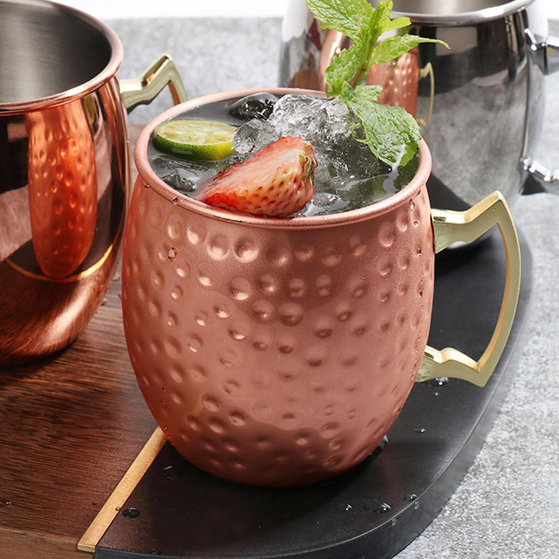 1Pcs 530ml Stainless Steel Mos - Wine Beer Cocktail ulasan dan harga