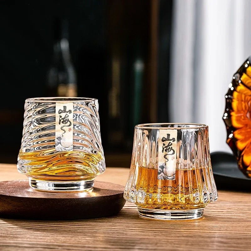 Glass Whiskey Cup Set Shanhai  - Wine Beer Cocktail ulasan dan harga