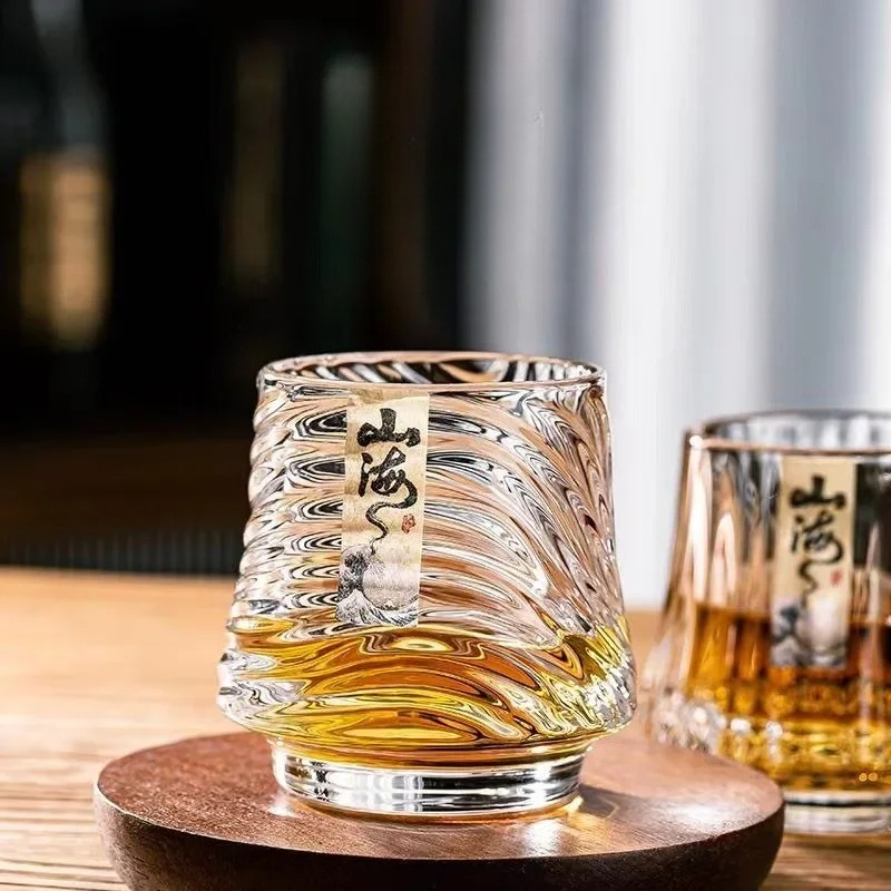 Glass Whiskey Cup Set Shanhai  - Wine Beer Cocktail ulasan dan harga