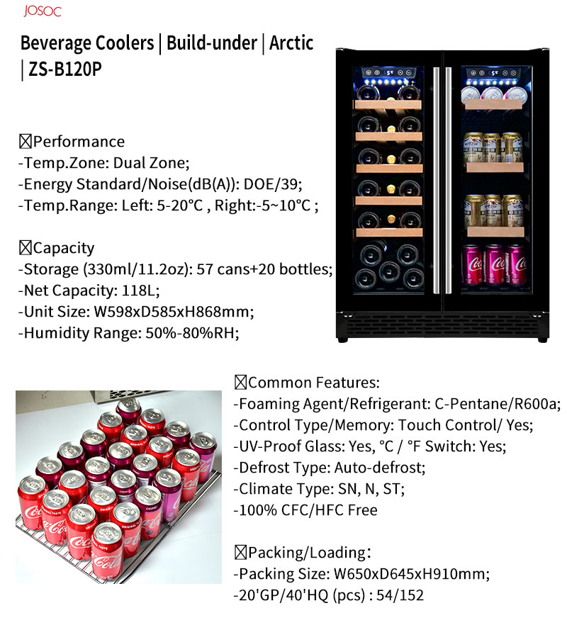 Double Door Undercounter Wine  - Wine And Beer Undercounter Fridge ulasan dan harga