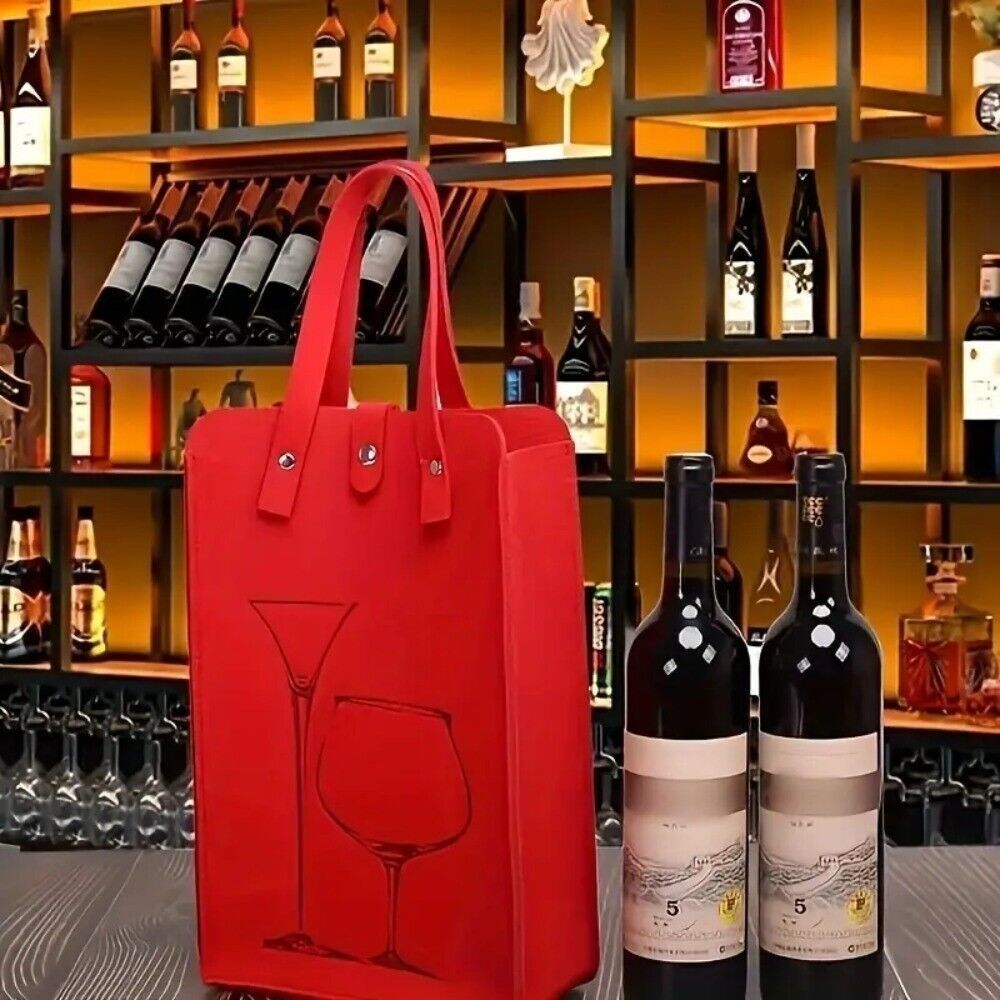 High Quality Felt Red Wine Bag - Wine & Beer Emporium ulasan dan harga