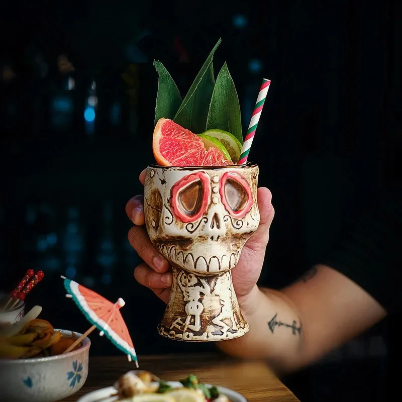 480ml Halloween Party Skull Co - Wine Mix With Beer ulasan dan harga