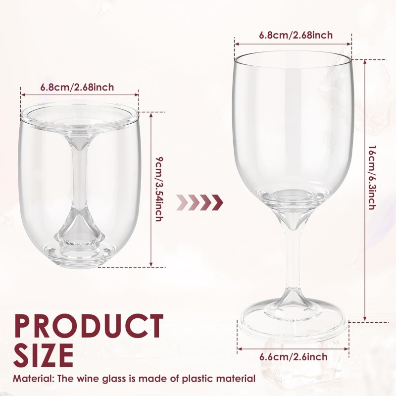 Folding Wine Glass Transparent - Wine & Beer Emporium ulasan dan harga