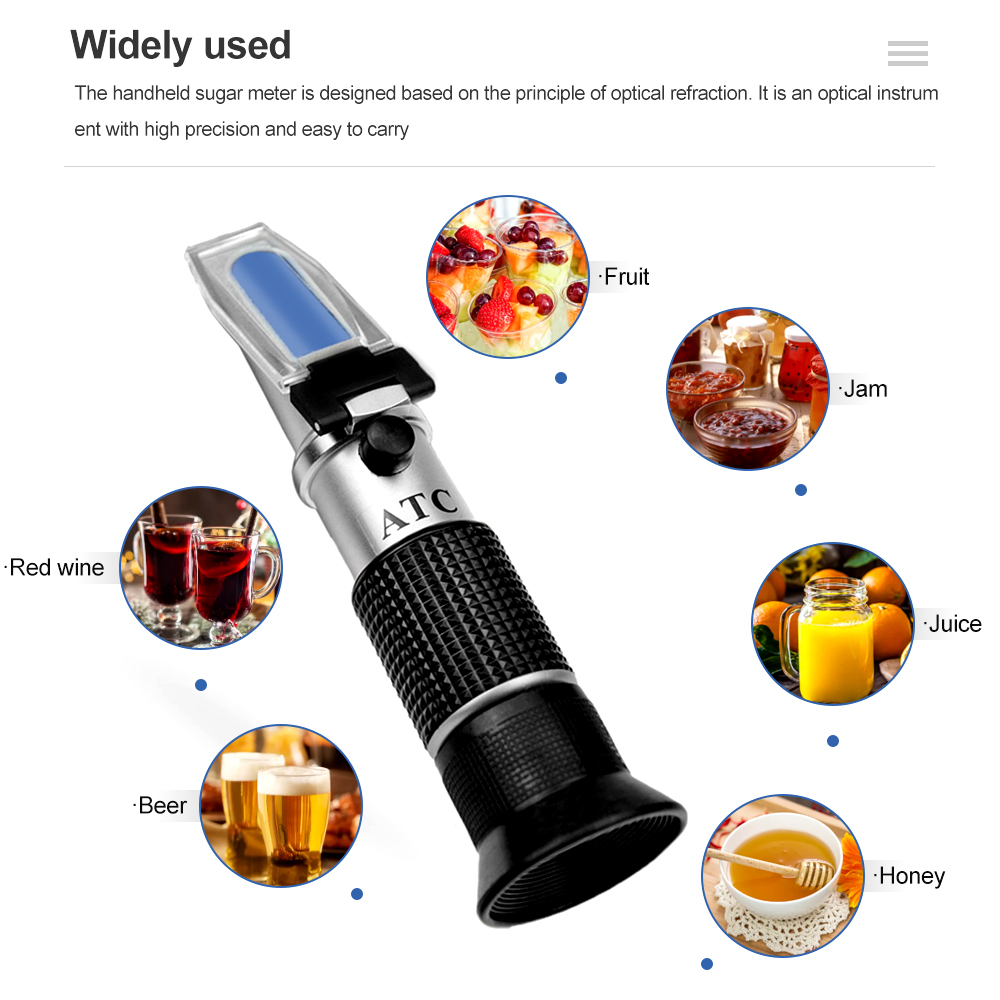 2 in 1 Handheld Alcohol Brix R - Wine To Beer Alcohol ulasan dan harga