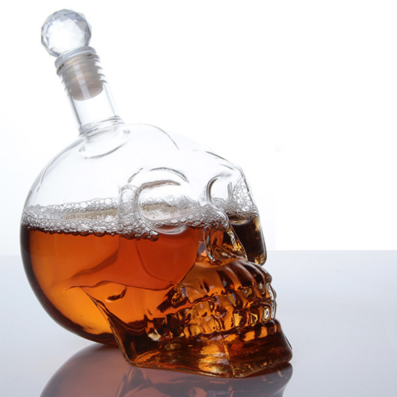 Creative Skull Head Decanter C - Wine Beer Spirits ulasan dan harga