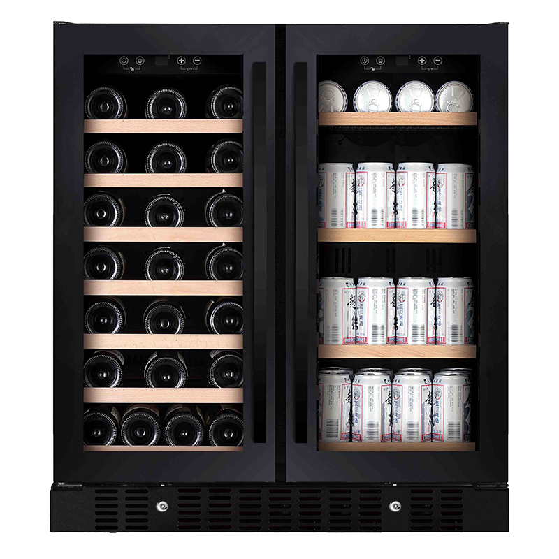 176L Glass Door Drink Fridge U - Wine And Beer Undercounter Fridge ulasan dan harga