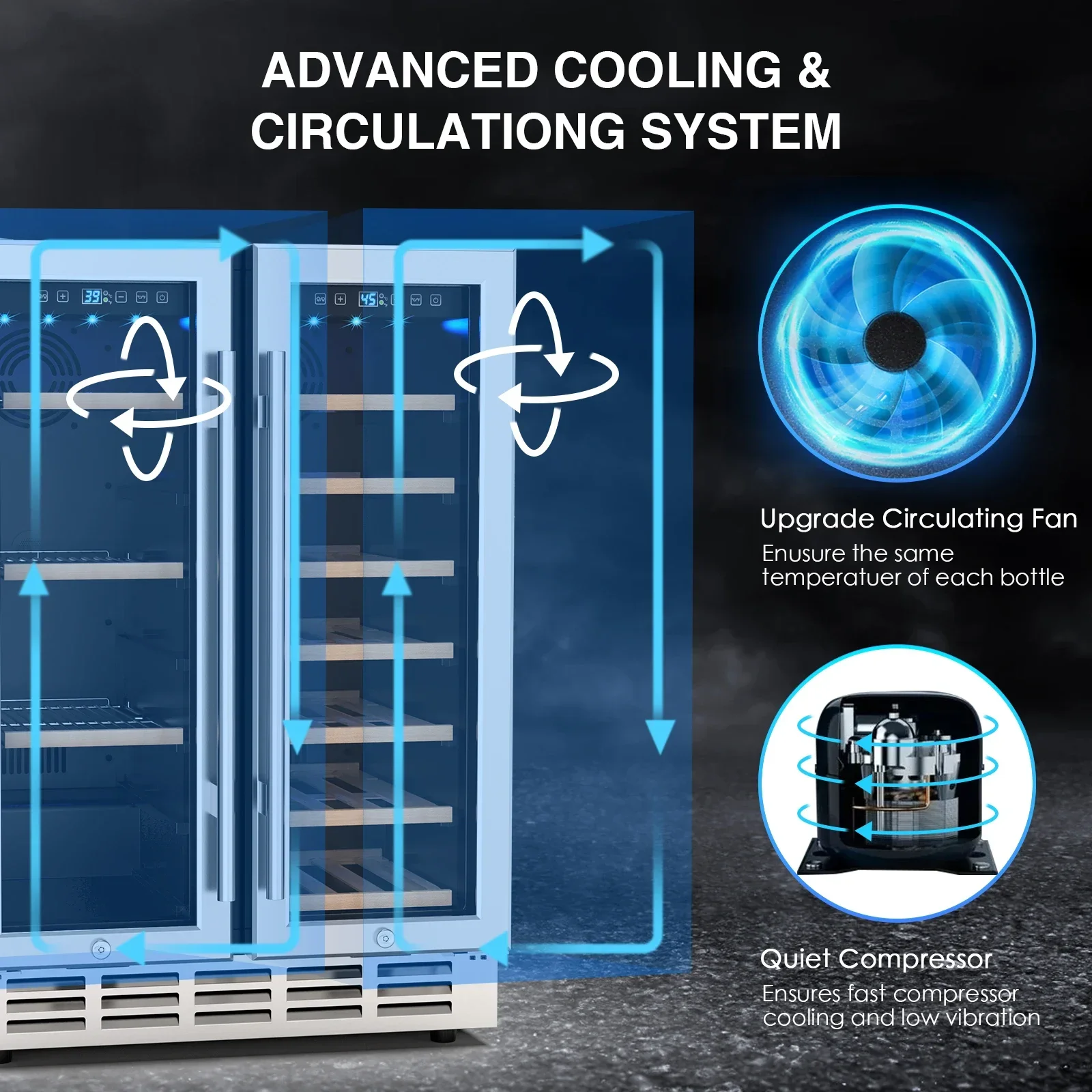 Wine and Beverage Refrigerator - Wine And Beer Undercounter Fridge ulasan dan harga