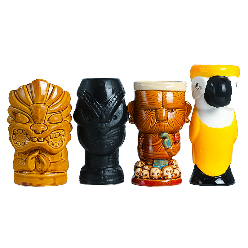 Hawaii Tiki Mugs Cocktail Cup  - Wine Beer Cocktail ulasan dan harga