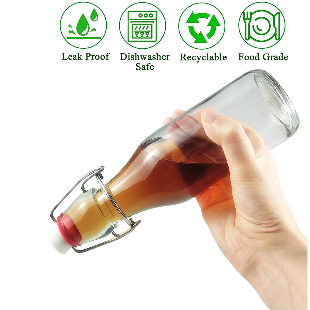Swing Top Glass Bottles 8.5oz, - Wine Beer Spirits ulasan dan harga