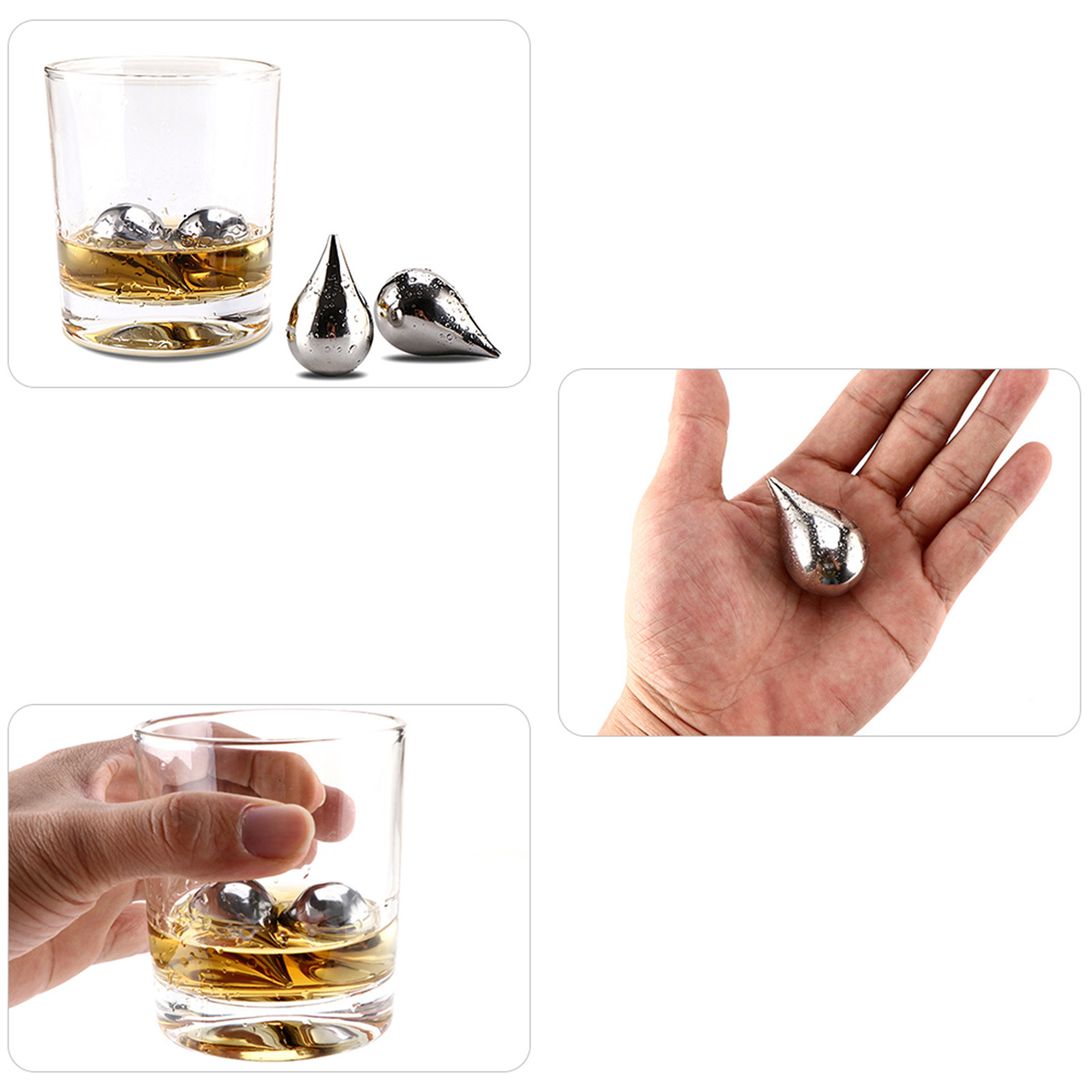 2Pcs Food Grade Stainless Stee - Wine Beer Spirits ulasan dan harga