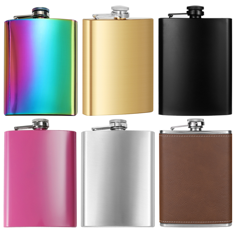 8oz 227ml Metal Stainless Stee - Wine Beer Spirits ulasan dan harga