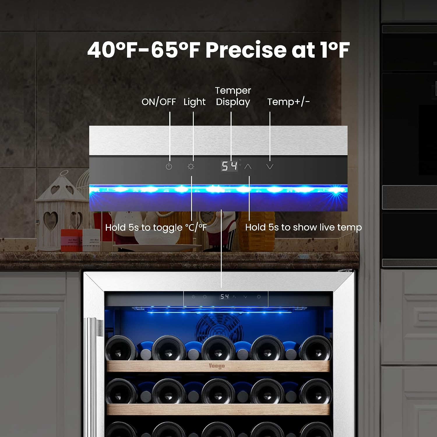 Yeego Wine Fridge Cooler - 24  - Wine And Beer Undercounter Fridge ulasan dan harga