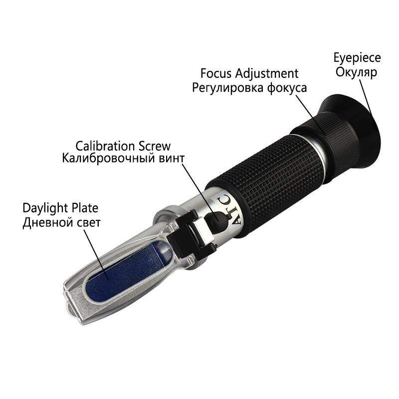 Hand-held Refractometer Single - Wine To Beer Alcohol ulasan dan harga