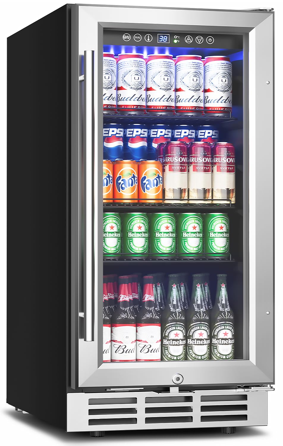 15 Inch Under Counter Beverage - Wine And Beer Undercounter Fridge ulasan dan harga
