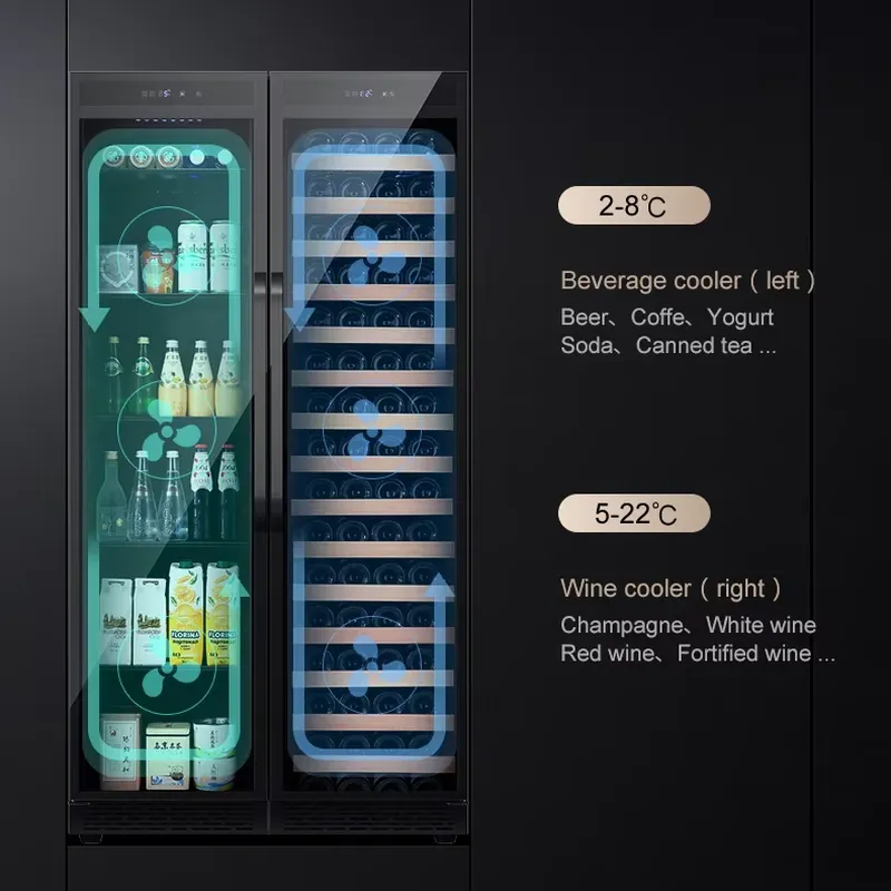 Built In Beverage Fridge Doubl - Wine And Beer Undercounter Fridge ulasan dan harga